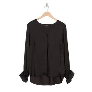 T Tahari Airflow Top Black Size XS NWOT $98 MSRP